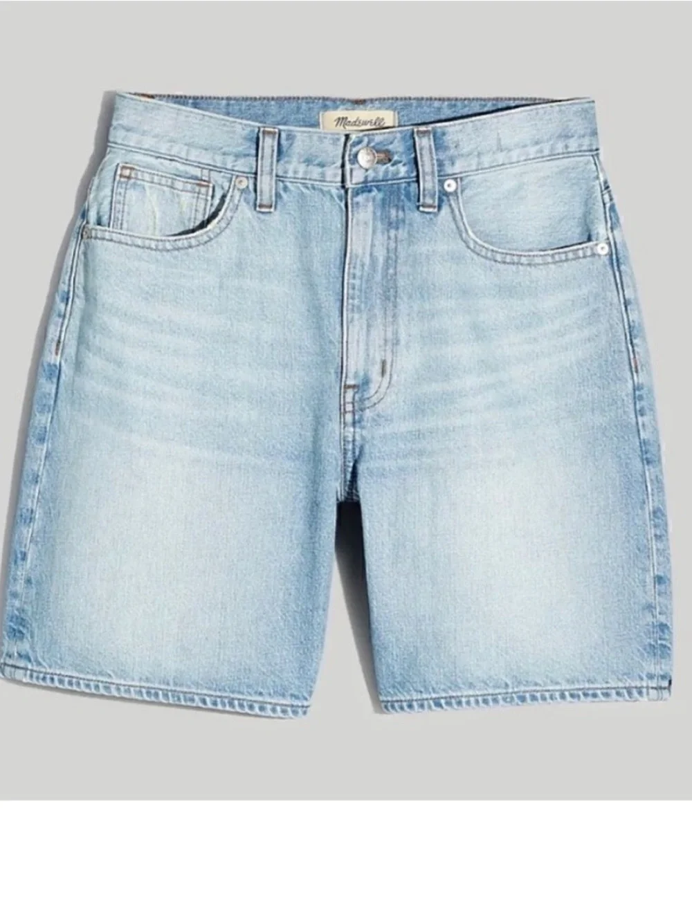 Madewell Women’s Baggy Jean Shorts in Bessmund Wash Size 26 NWOT